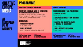 Evénements Europe Créative MEDIA au marché du film européen 2025 à Berlin